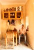 en la cocina, Marruecos.