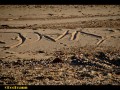 mensaje en la playa