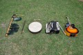 instrumentos musicales a pleno sol...