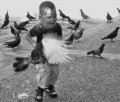 Jugando con palomas