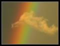 El arco iris y la nube ahora son amigos.....