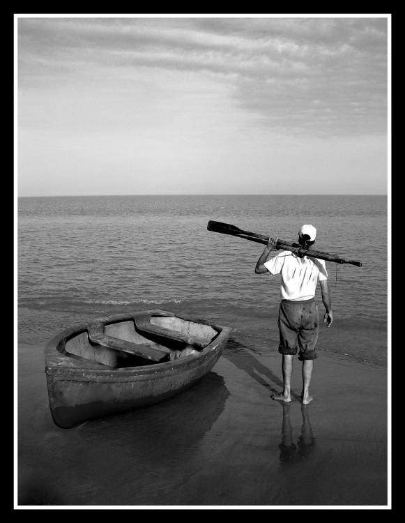 "Pescador del Ro de la Plata" de Julio Strauch