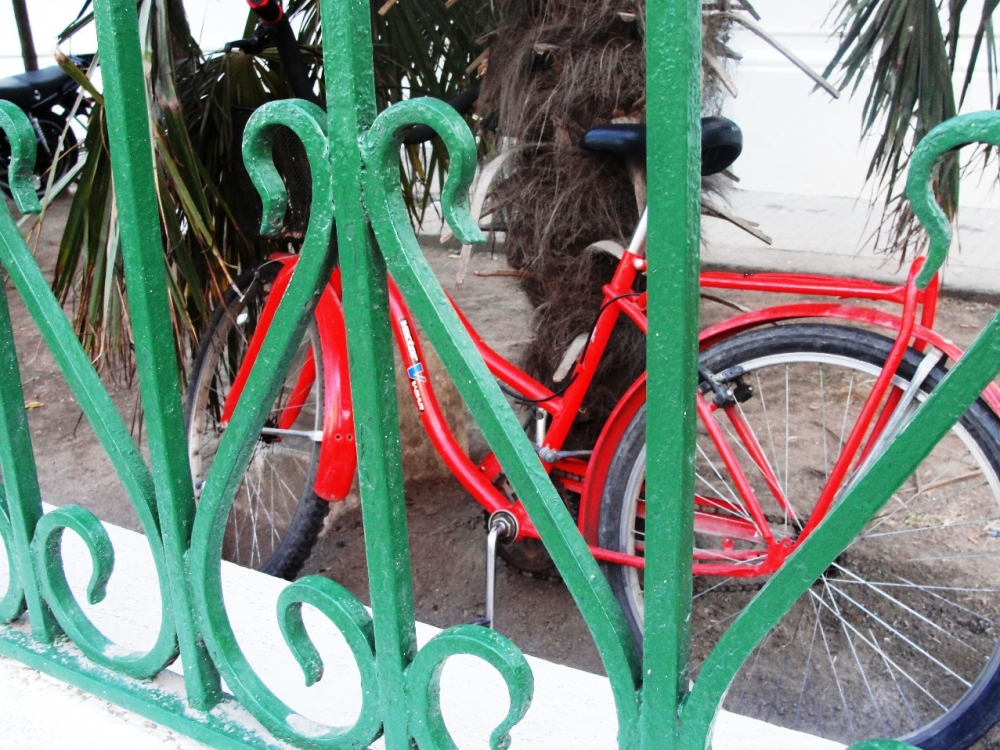 "la bici roja" de Andrea Cormick