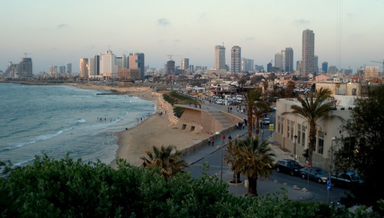 "atardecer en Tel Aviv" de Tzvi Katz