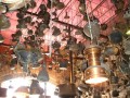 interior de un restaurant de Sharshuka en Yaffo.