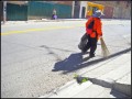 Limpiando la ciudad
