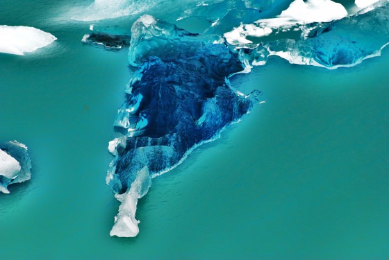"Desprendimiento del Glaciar" de Patricia Bargman