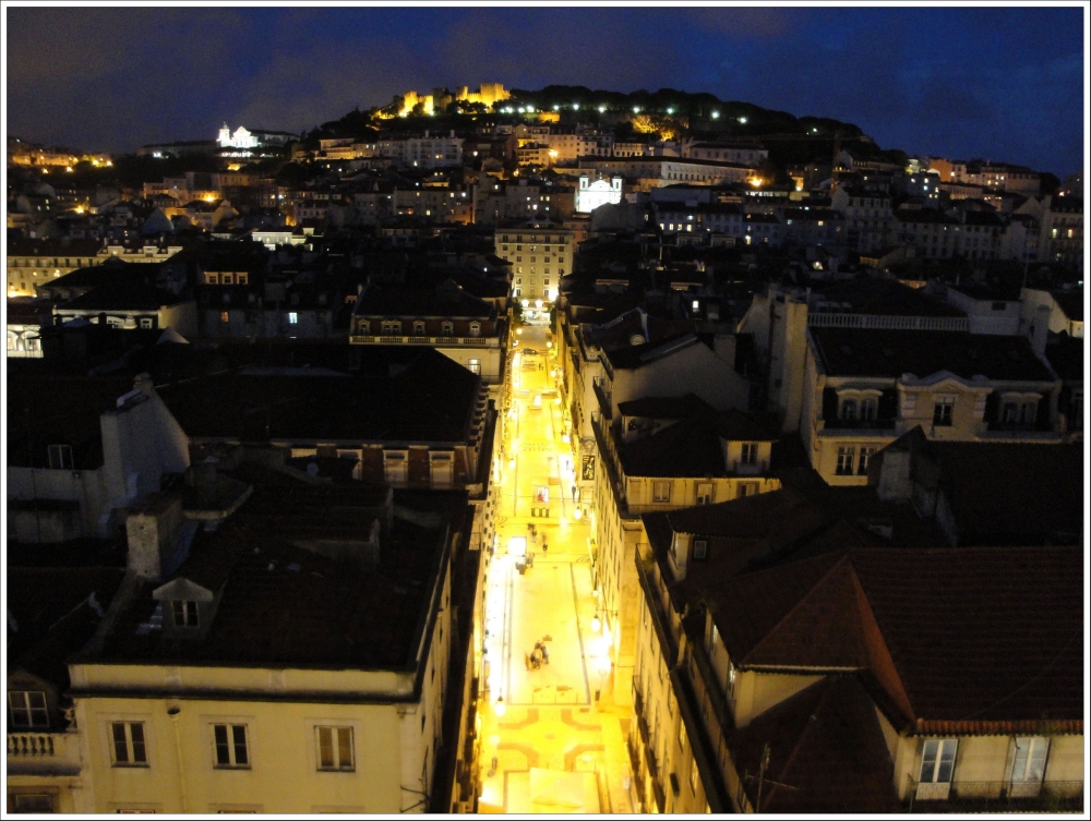 "Lisboa nocturna" de Angel De Pascalis