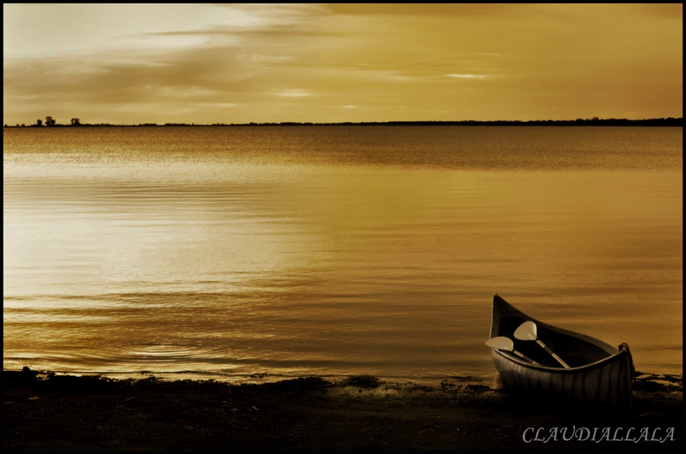 "La canoa." de Claudia Alejandra Allala