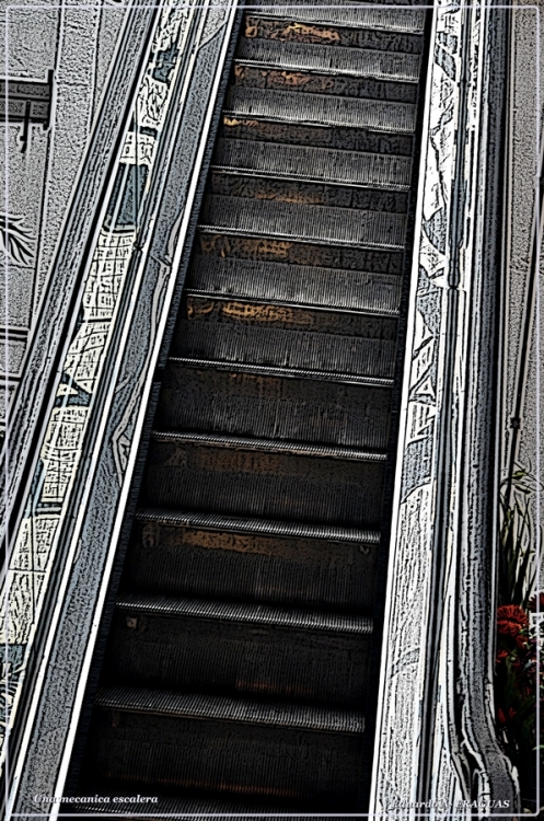 "Una escalera mecanica" de Eduardo A. Fraguas