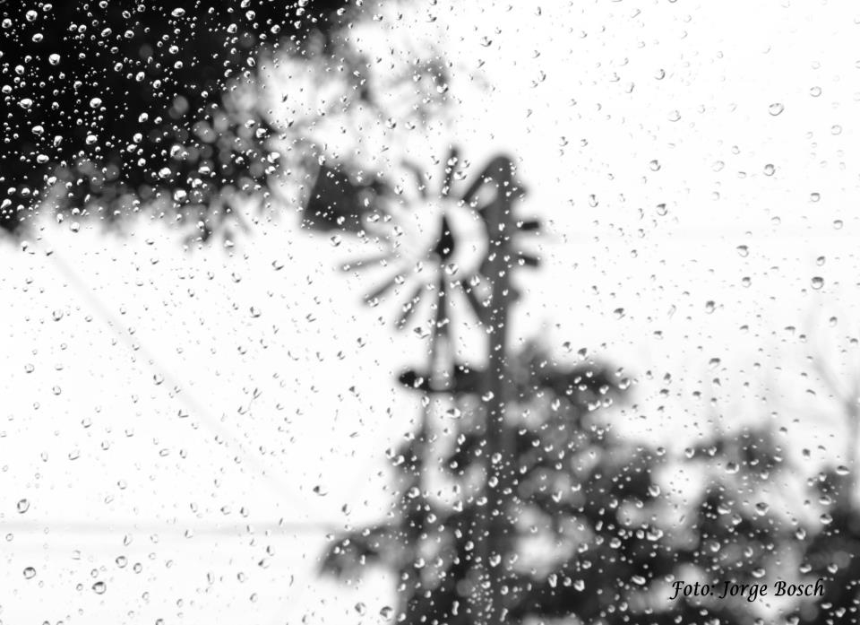 "Molino a travs de la lluvia." de Jorge Bosch
