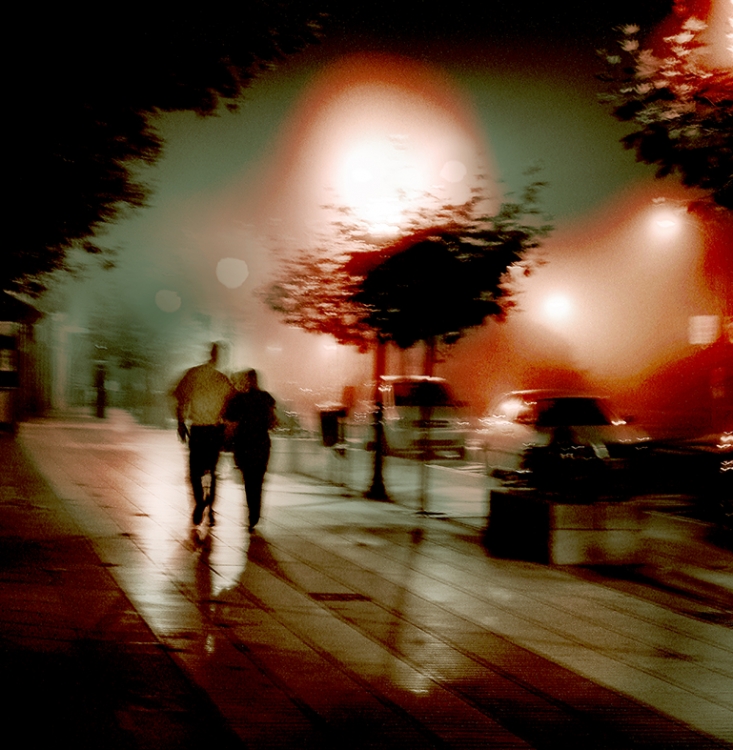 "Paseo nocturno" de Antonio Perez Rodriguez