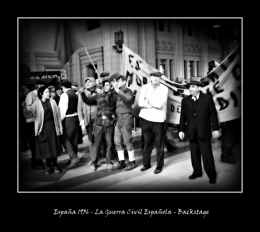 "Espaa 1936-La Guerra Civil Espaola-Backstage" de Alberto Elizalde