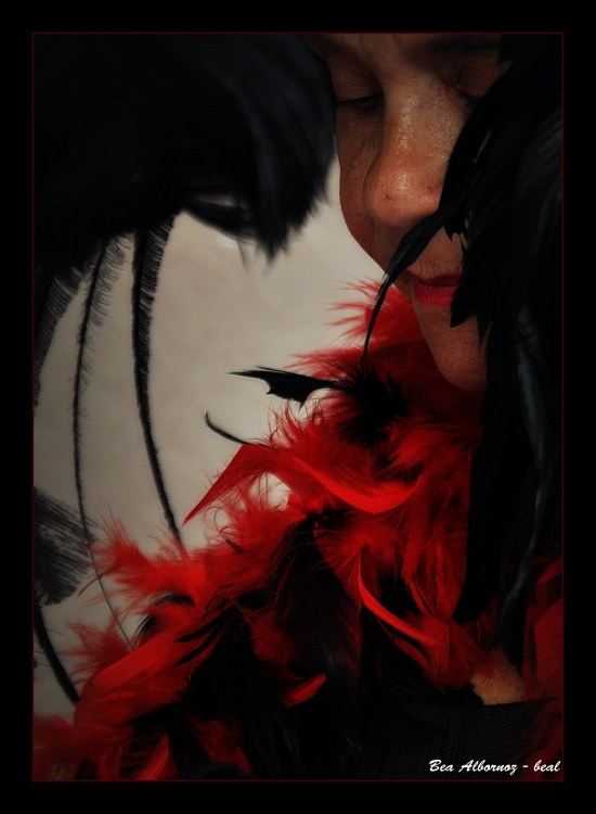 "de negro y rojo" de Bea Albornoz - ( Beazulina )
