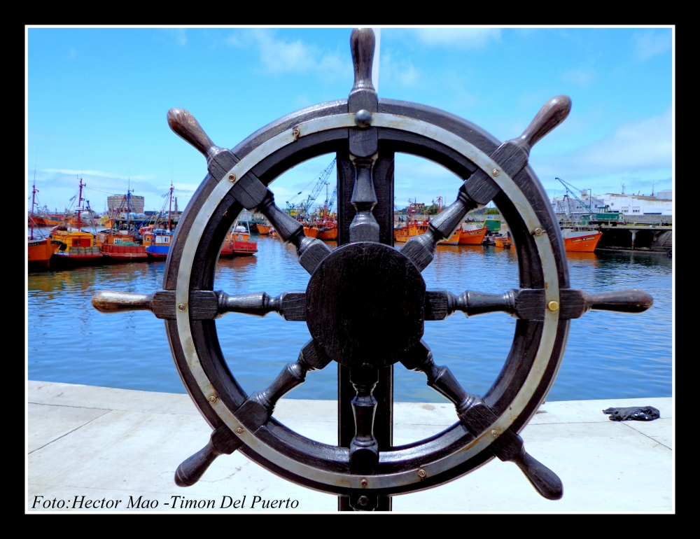 "Timon del puerto" de Hector Mao