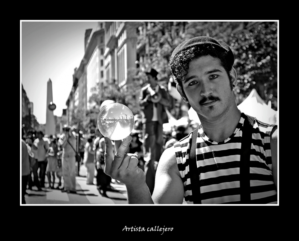 "Artista callejero" de Alberto Elizalde