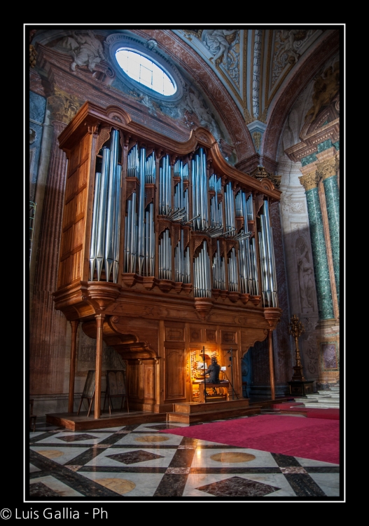 "Organo Basilica Sta Maria degli Angeli del Martiri" de Luis Gallia
