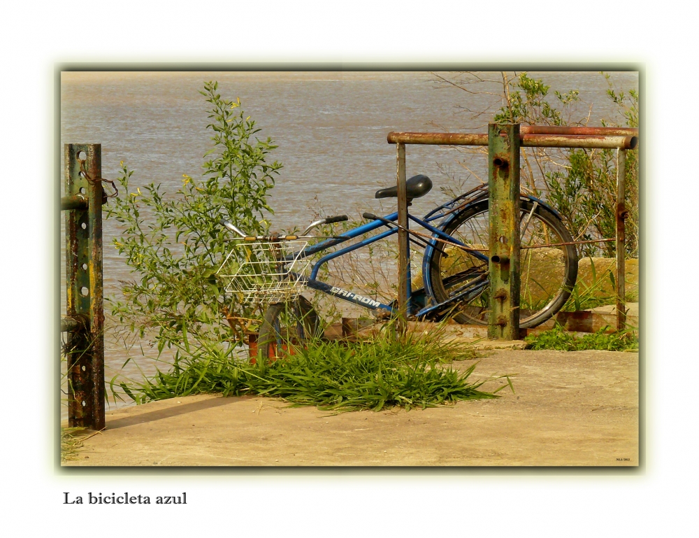 "La bicicleta azul" de Nora Lilian Iturbide ( Noral )