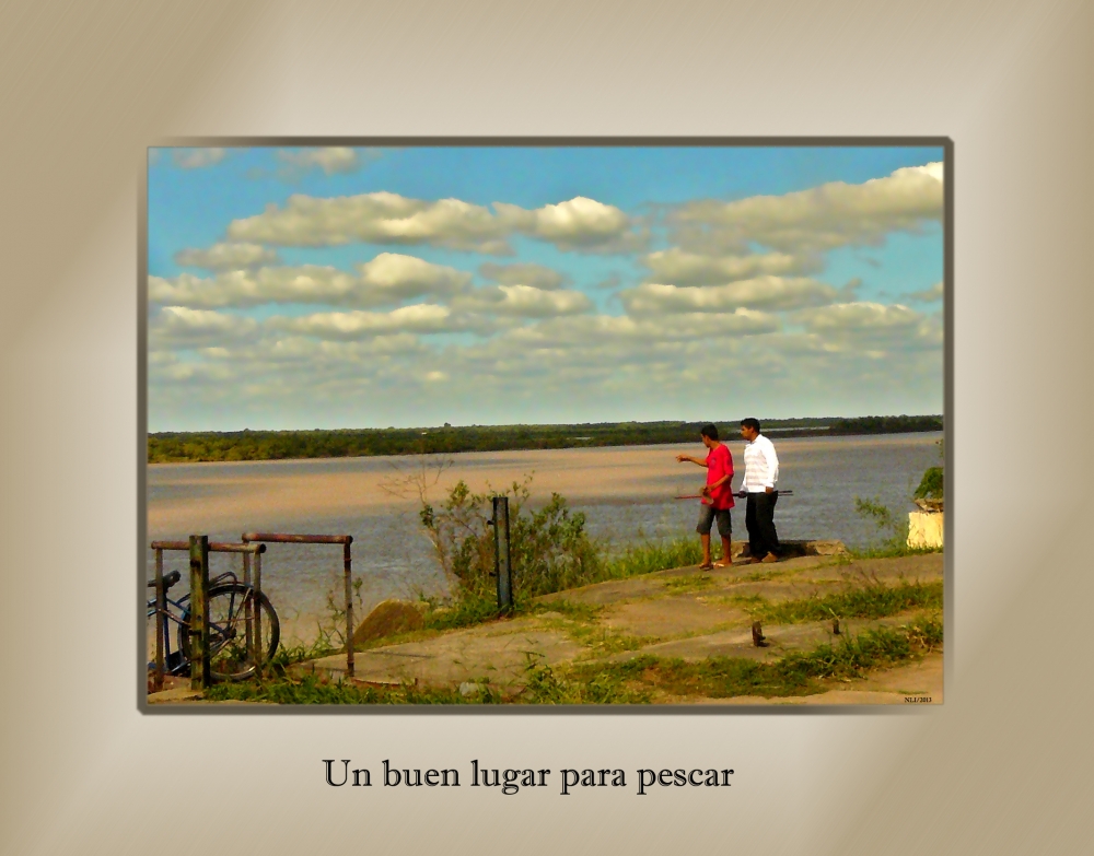 "Un buen lugar para pescar" de Nora Lilian Iturbide ( Noral )
