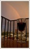 Lluvia en vino arco iris