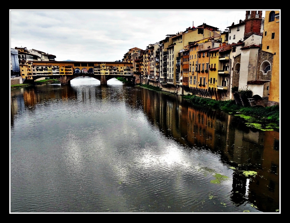 "Puente viejo sobre el Ro Arno. En Florencia" de Fernando Bordignon
