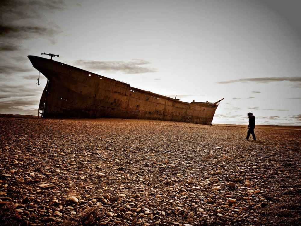 "El barco abandonado" de Silvia Chamorro