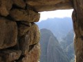 Una ventana en Machu Picchu