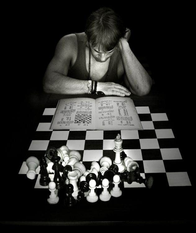 "El jugador de ajedrez" de Antonio Perez Rodriguez