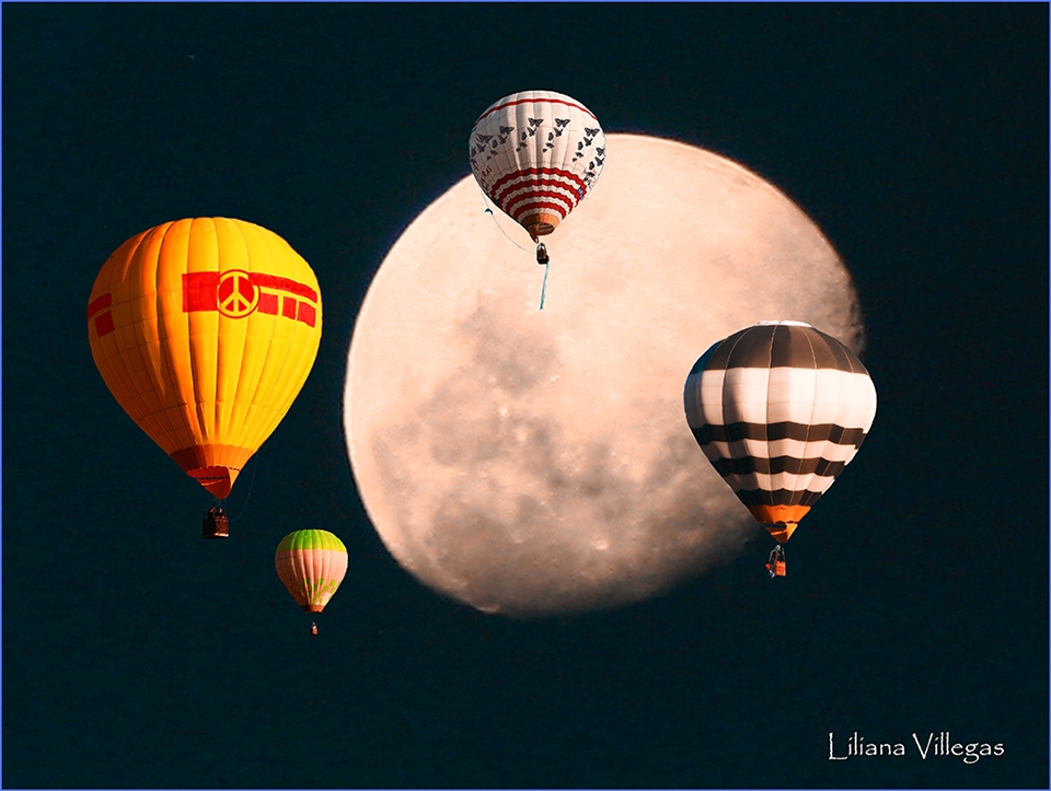 "Moon Balloons" de Liliana Villegas