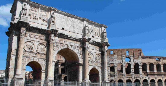 "Arco de Constantino y Coliseo" de Ricardo Buceta