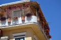 Balcon florido en el mediterraneo