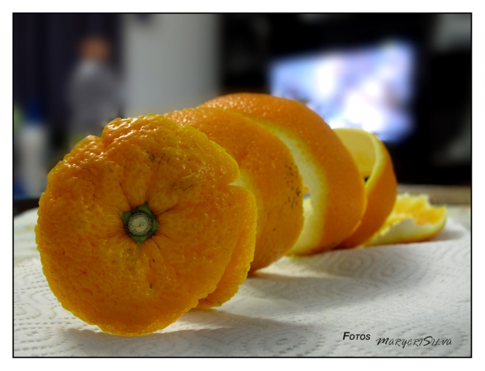 "Flor de naranja" de Maria Cristina Silva