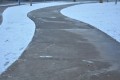 la ultima nevada en el parque central