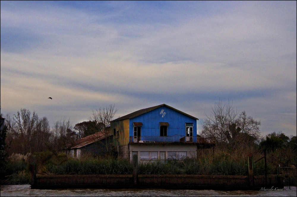 "Del otro lado del rio.. Tigre.. casita azul..." de Marcelo Nestor Cano