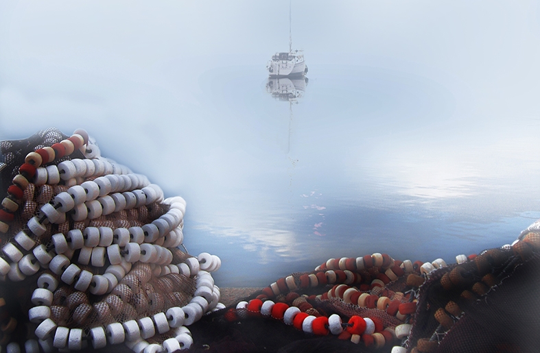 "Niebla en el puerto" de Antonio Perez Rodriguez
