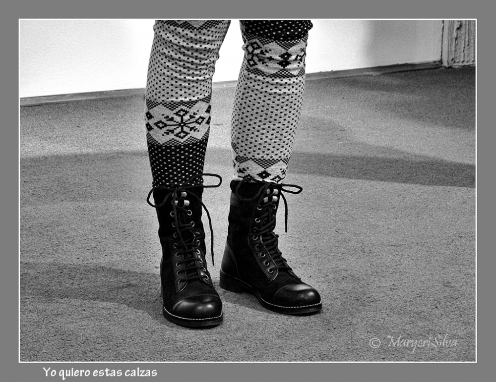 "Yo quiero estas calzas" de Maria Cristina Silva