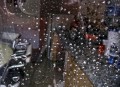 Gotas de lluvia en una ventana