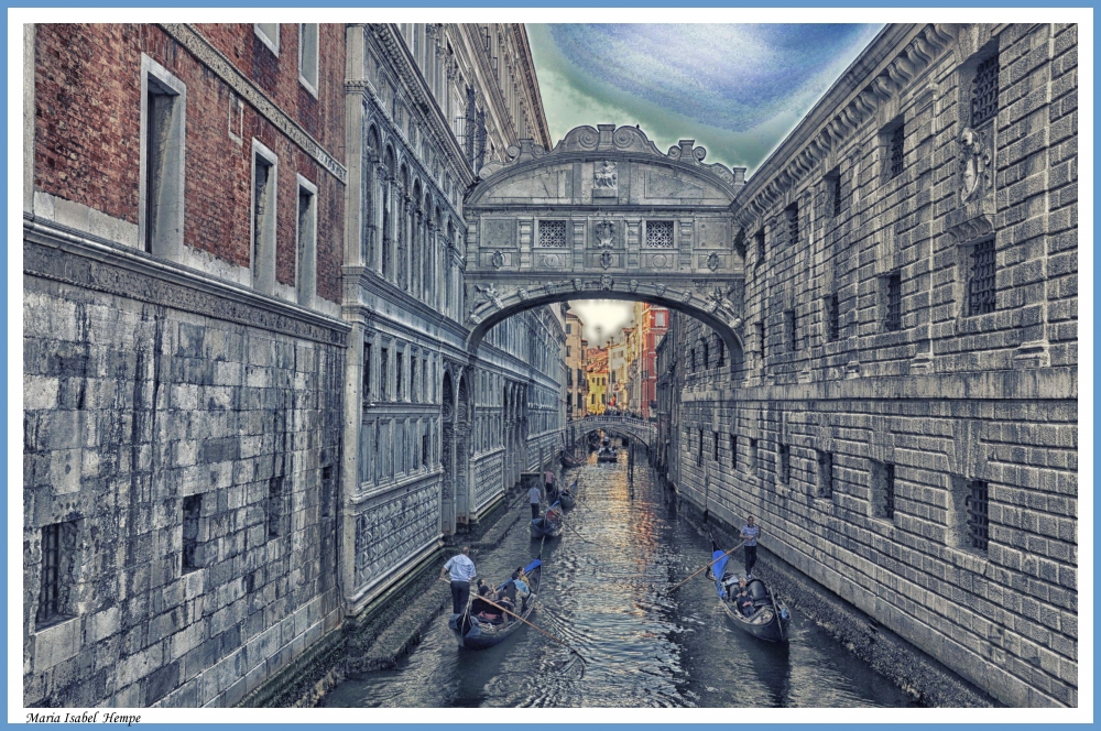 "Romance en Venecia..." de Maria Isabel Hempe