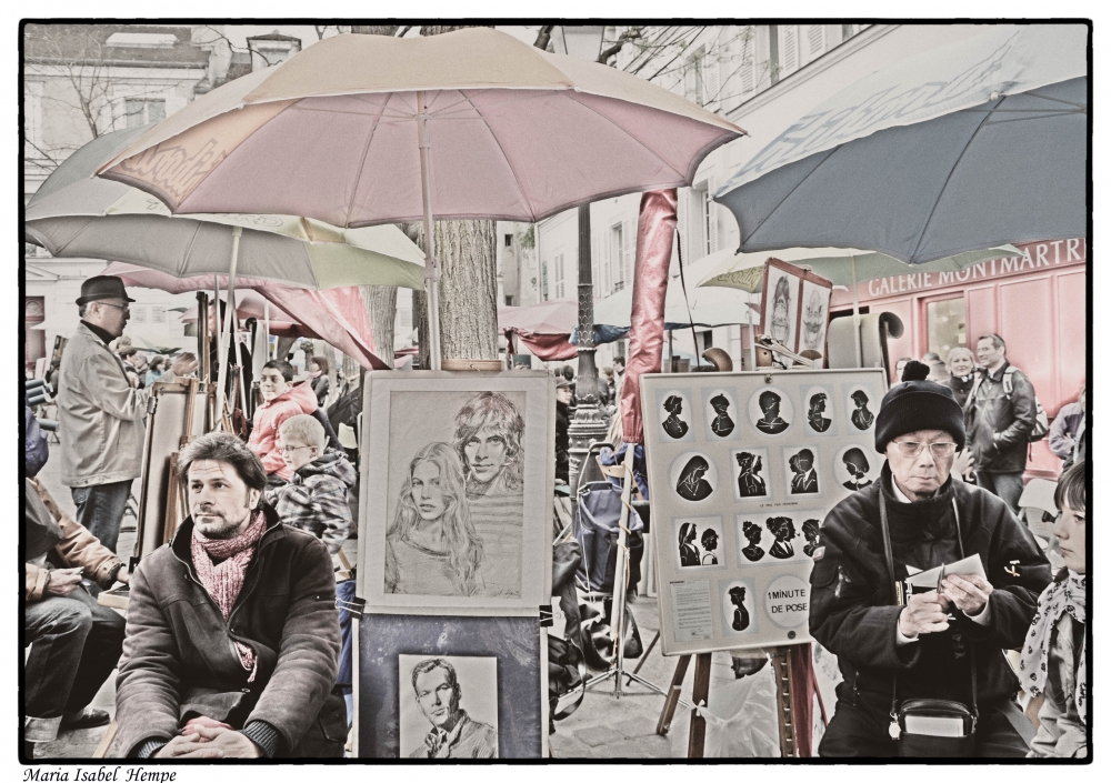 "Montmartre, barrio de artistas..." de Maria Isabel Hempe