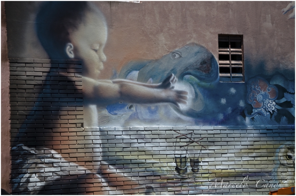 "Arte Urbano.... Barrio `El calamar`" de Marcelo Nestor Cano