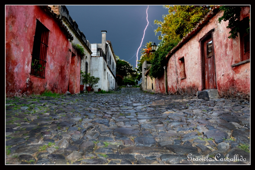 "Tormenta elctrica en Colonia Uruguay....." de Graciela Carballido
