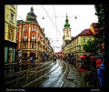 Llueve en Graz.