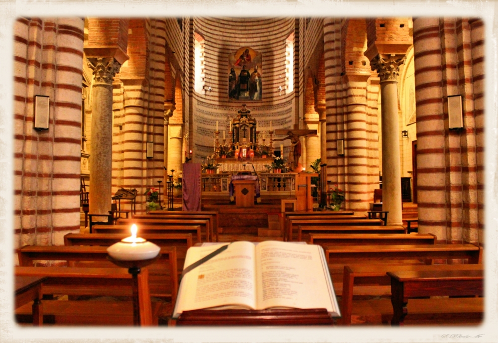 "chiesa di S. Lorenzo-Verona- XII sec." de Gustavo Spaltro
