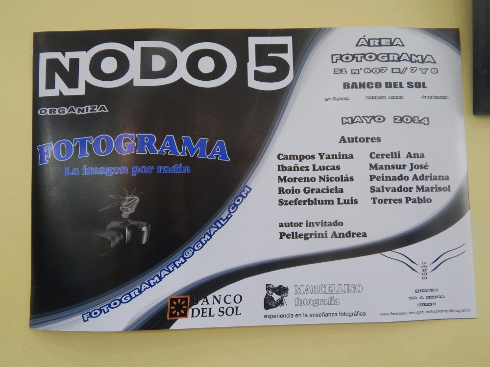 "Exposicin Nodo 5 (Fotograma) en La Plata" de Jos Luis Mansur