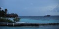 Maladivas panormica con yate