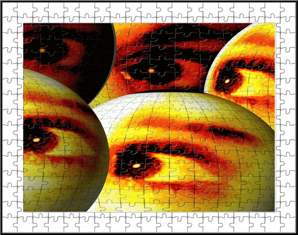 "Rompecabezas de globos oculares" de Daniel Gil Feilberg