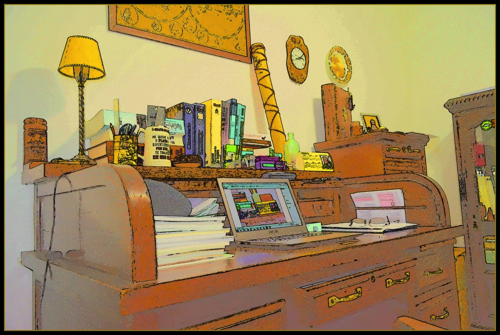"Mi escritorio en casa" de Luis Fernando Somma (fernando)