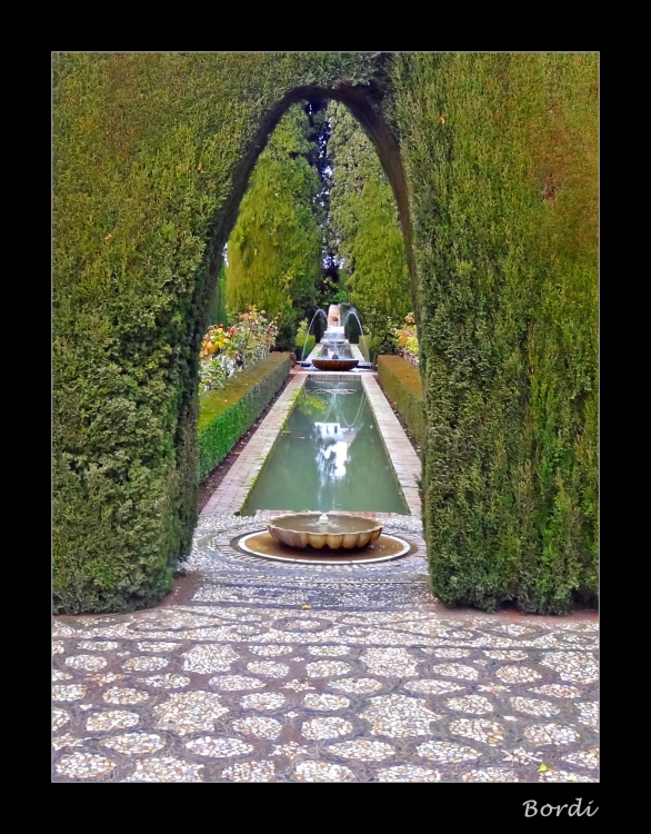 "Paseo por los jardines de la Alhamba" de Fernando Bordignon
