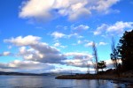 Nubes sobre el lago
