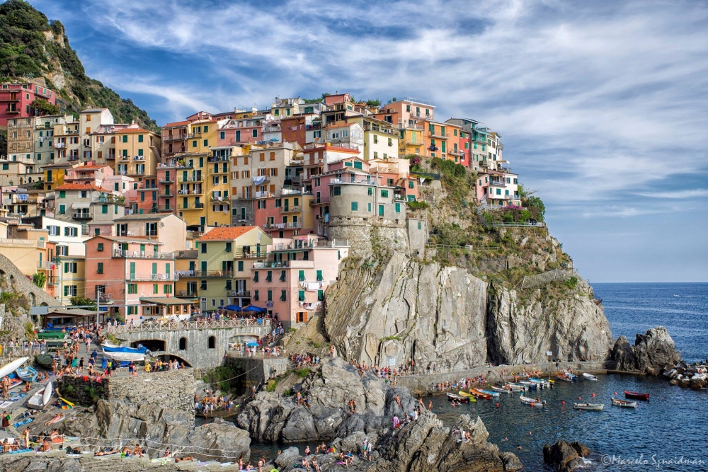 "Riomaggiore, Cinque Terre, Italia - Agosto 2014" de Marcelo Sznaidman
